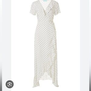 Melissa Odabash Tilly Polka Dot Maxi Wrap Dress